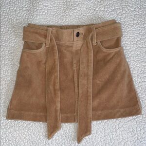 Abercrombie Kids Brown Corduroy Mini Skirt